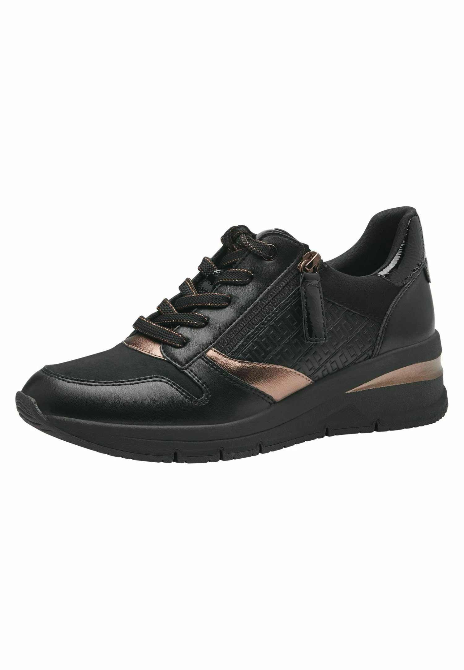 Tamaris Sneakers Laag - Black Copper 2 Tamaris Sneakers Laag - Black Copper - Afbeelding 2