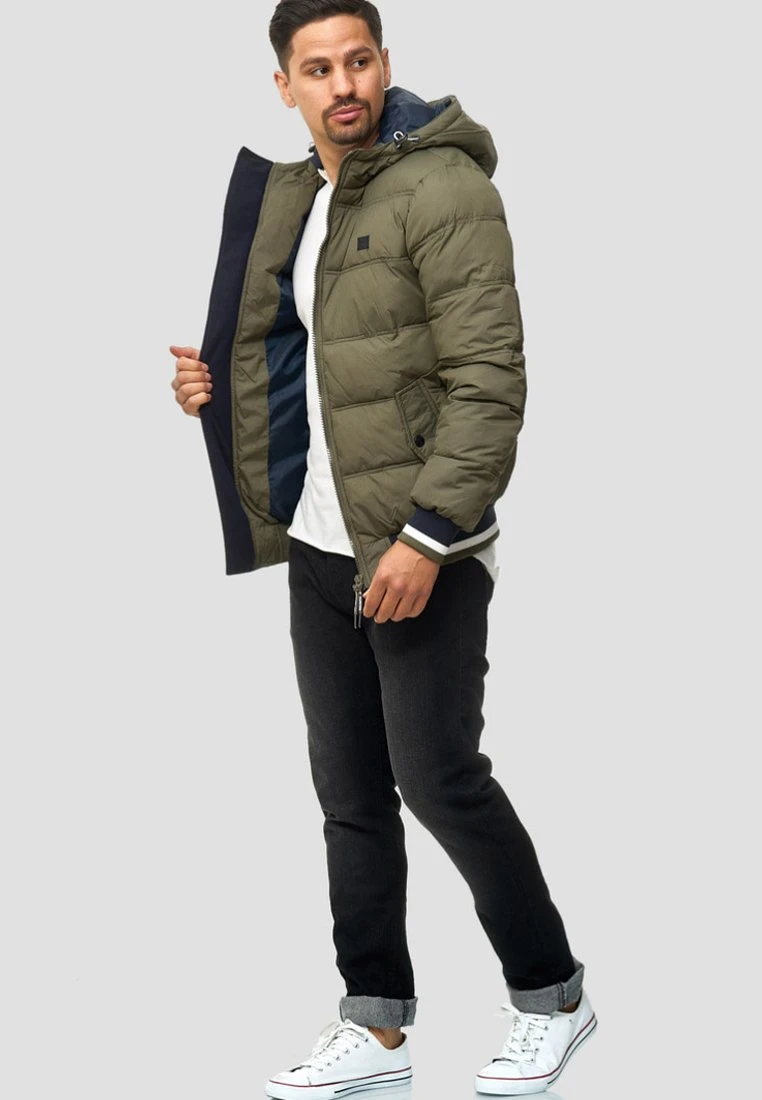 Indicode Jeans RegularFit - Winterjas - Dark Green 2 Indicode Jeans RegularFit - Winterjas - Dark Green - Afbeelding 2