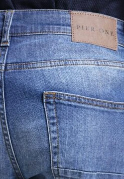 Pier One Straight Leg Jeans - Mid Blue -Mode Kleding Winkel e4f78058b0ef4200880caca07e19f7bc
