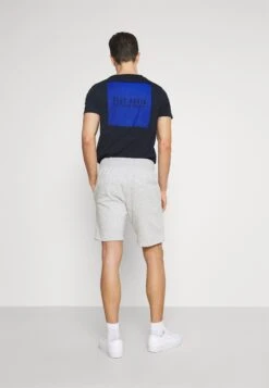 Pier One 2 Pack - Shorts - Mottled Light Grey/Dark Blue -Mode Kleding Winkel e60f7b3fdabf4ebdaf4ab507e95d2596