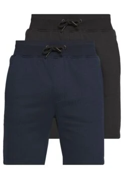Pier One 2 Pack - Shorts - Dark Blue/Black