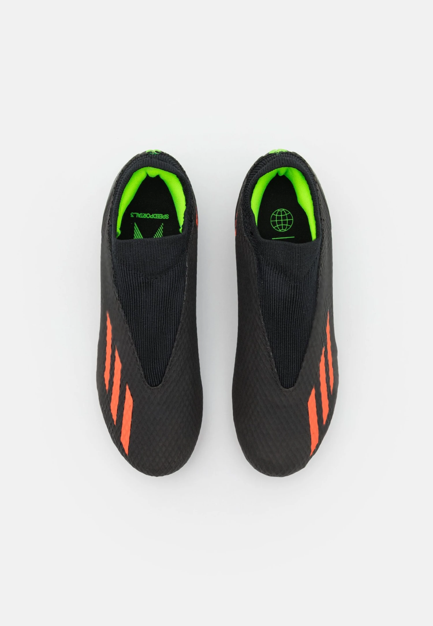 ADIDAS PERFORMANCE X Speedportal.3 Laceless Fg - Voetbalschoenen Met Kunststof Noppen - Core Black/Solar Red/Solar Green 4 ADIDAS PERFORMANCE X Speedportal.3 Laceless Fg - Voetbalschoenen Met Kunststof Noppen - Core Black/Solar Red/Solar Green - Afbeelding 4