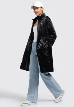 Khujo Marthe - Regenjas - Schwarz -Mode Kleding Winkel f155c0cb451f417fb36a11da06e440be