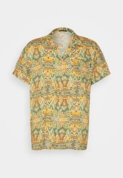 Kaotiko Shirt Jordania Unisex - Overhemdblouse - Mustard -Mode Kleding Winkel f26db76c1eee4b1ab9941427a2297815