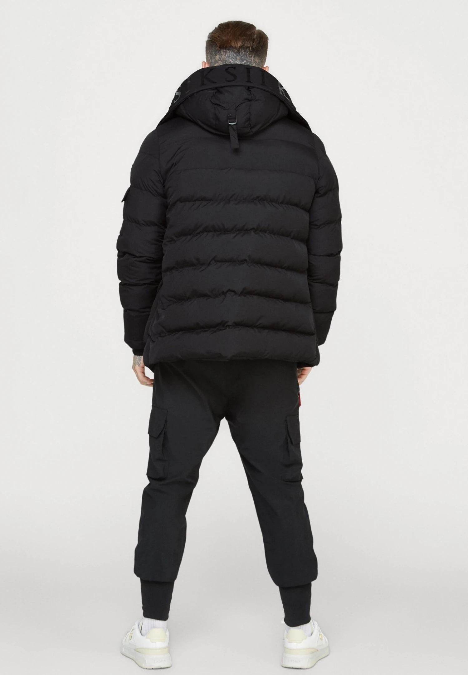 SikSilk Parka Coat - Winterjas - Black 3 SikSilk Parka Coat - Winterjas - Black - Afbeelding 3