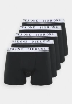 Pier One 5 Pack - Onderbroeken - Black/White -Mode Kleding Winkel f8a9961bde104c46bfc1ad8306228a42