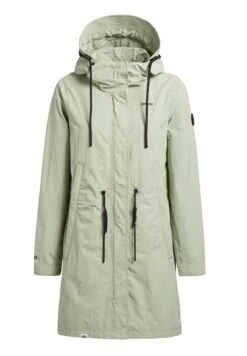 Khujo Adda - Halflange Jas - Blassgrün -Mode Kleding Winkel f8b0534217694d07b8d5cd71a0cbd2cd