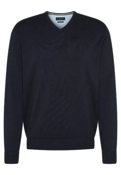 Bugatti V-Neck - Trui - Marine -Mode Kleding Winkel fdcd994f4afe42949d2504fc8d6979fc