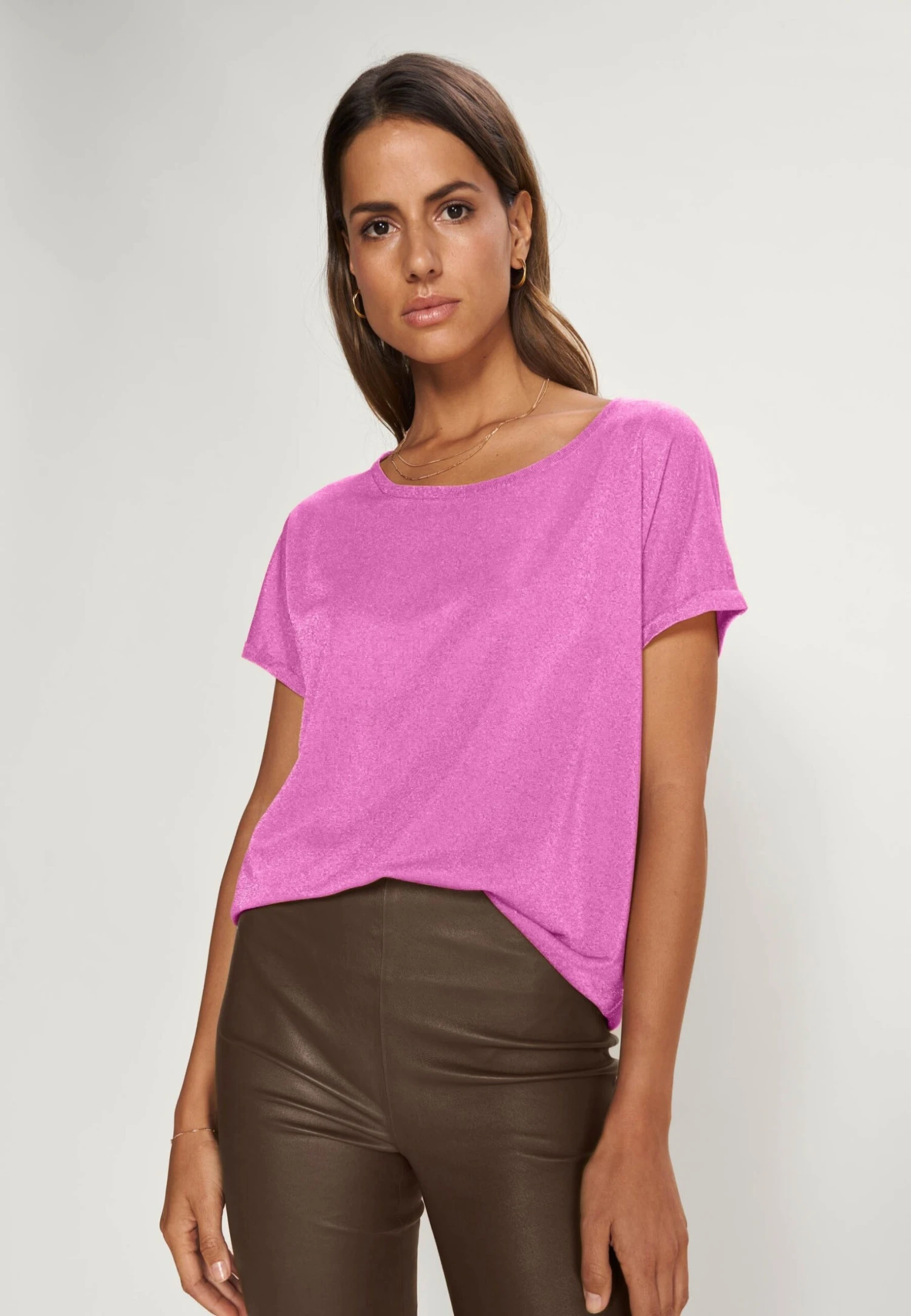 Mos Mosh Kay Tee - T-Shirt Basic - Vivid Viola 1 Mos Mosh Kay Tee - T-Shirt Basic - Vivid Viola